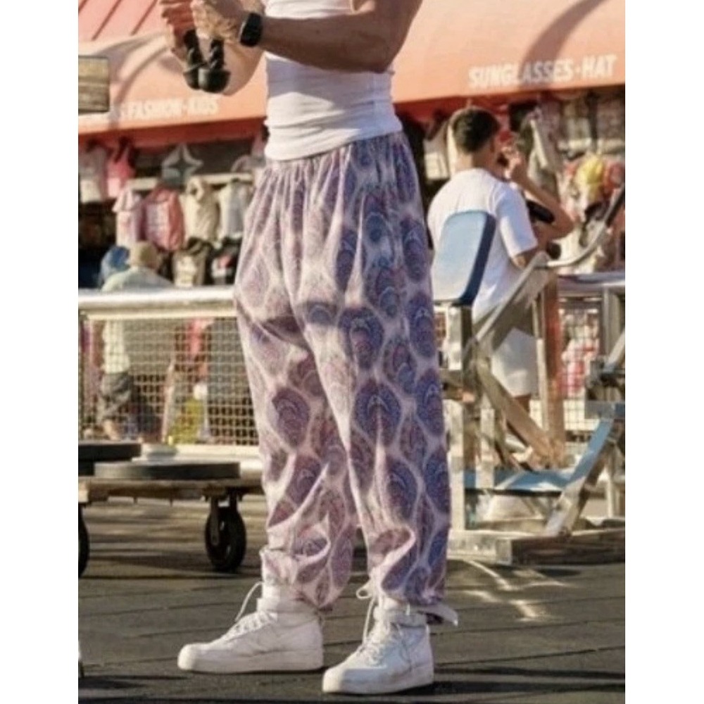 YoungLA Men's Ugly Paisley Pants Sz Medium Model #217